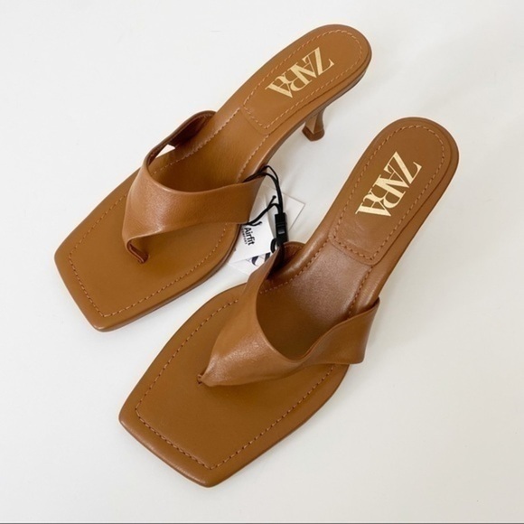 NWT Zara camel shoes - Picture 4 of 8